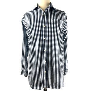 Jach’s City Smart Men’s Size X-Large 80's Doubles Fine Shirting Shirt, Navy